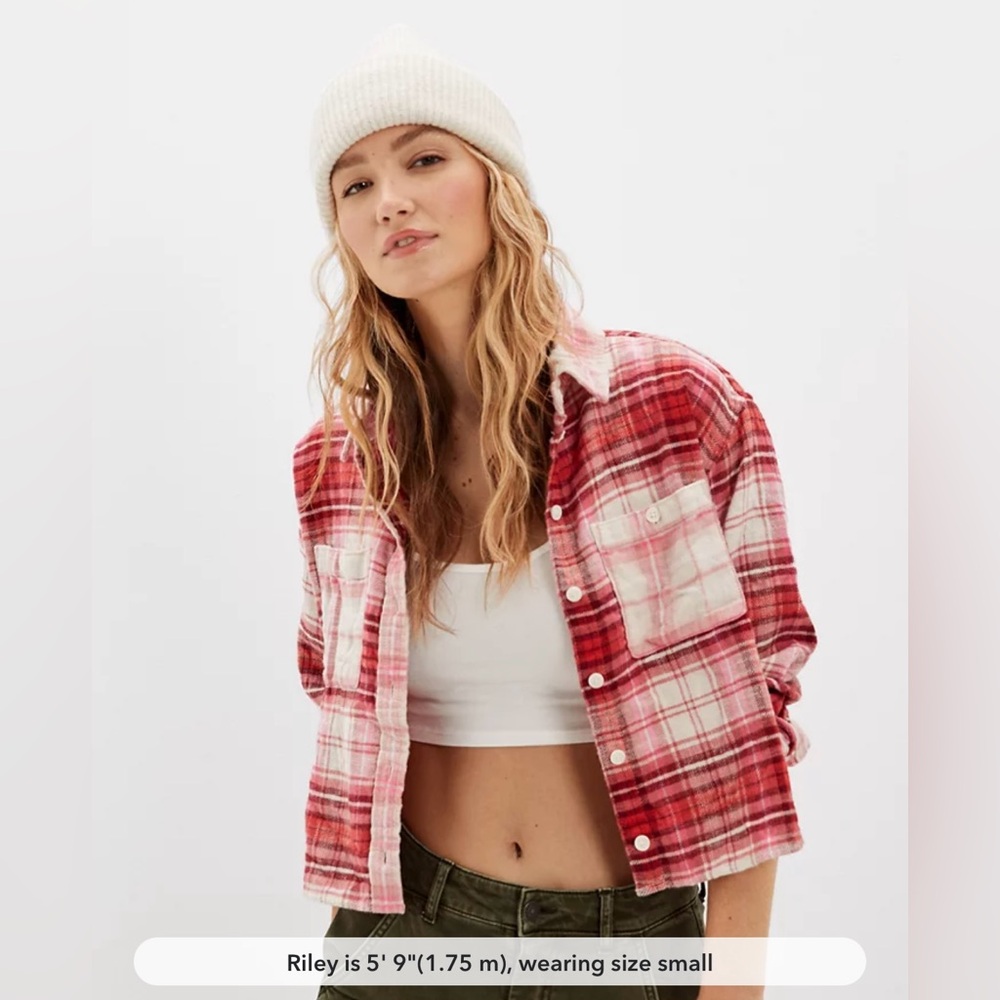 AE Cropped soft flannel
